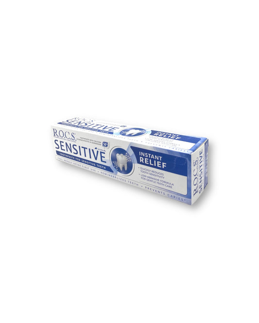 ‏R.O.C.S Toothpaste Sensitive Instant Relief- for Sensitive Teeth 94 g