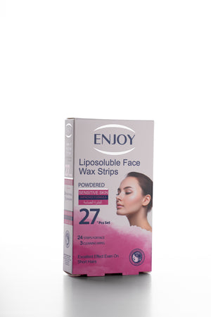 Enjoy Liposoluble Face Wax Strips for Sensitive Skin 27 pcs