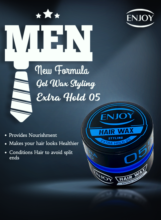 Enjoy hair wax 05 Blue 150 ml Strong Hol