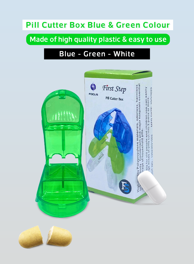 First Step Pill Cutter (Green Color)