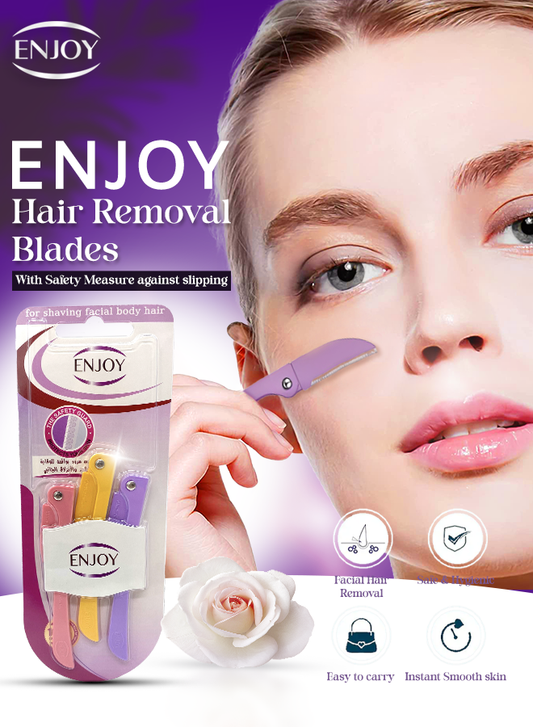 Enjoy Razor for Shaving facial body hair 3pcs