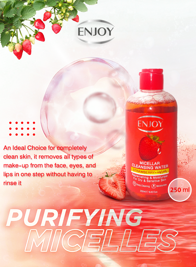 Enjoy facial micellar STRAWBERRY 250 ml