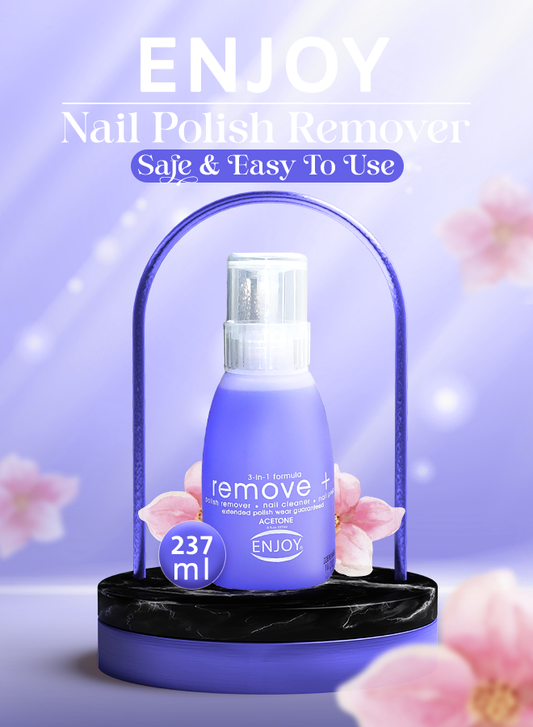 Enjoy Nail Polish Remover  Violet  237 ML