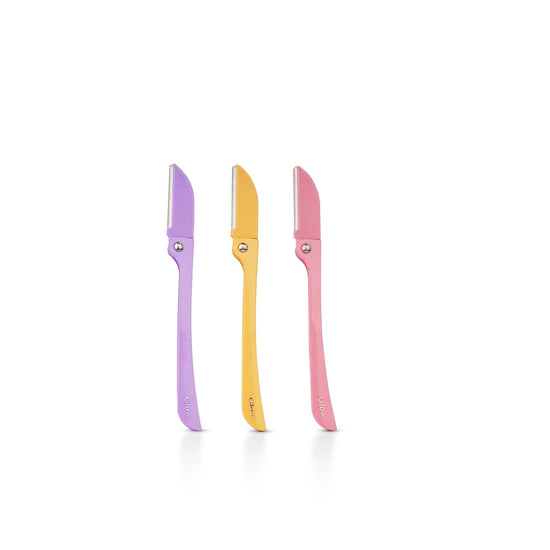 GLOW Face & Body Razors With Safety Guard For Women 3 pcs