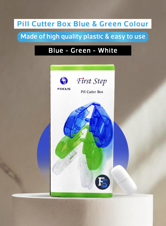 First Step Pill Cutter (Green Color)