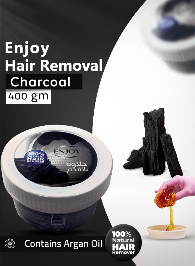 ENJOY Hair Remover with Charcoal 400 gm