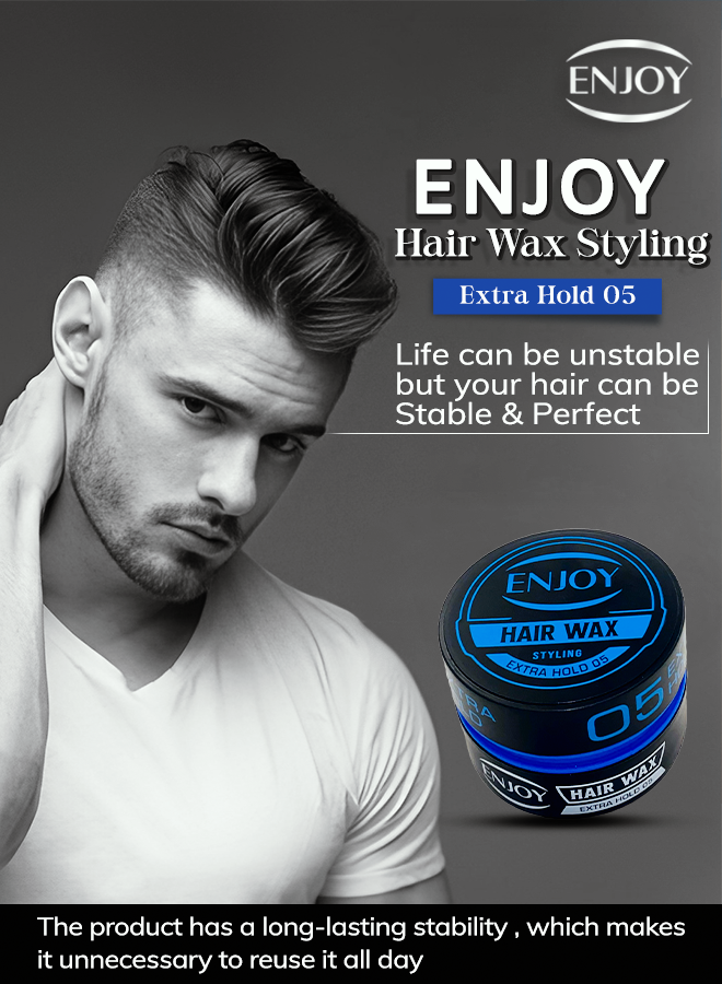 Enjoy hair wax 05 Blue 150 ml Strong Hol