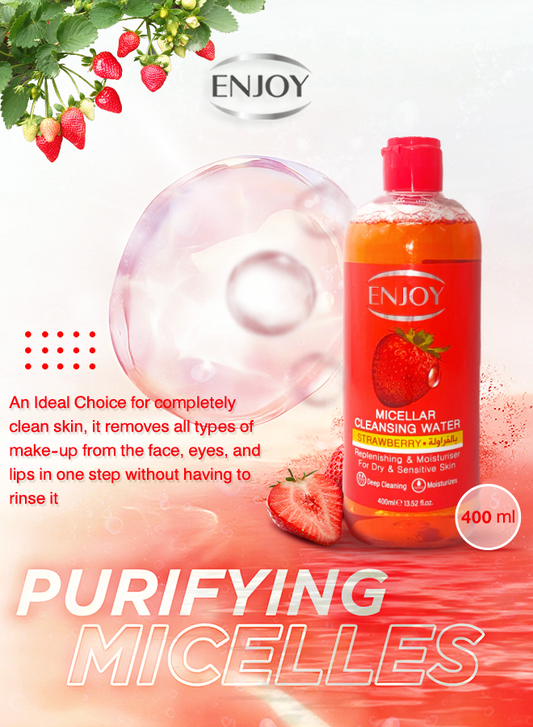 Enjoy facial micellar STRAWBERRY 400 ml