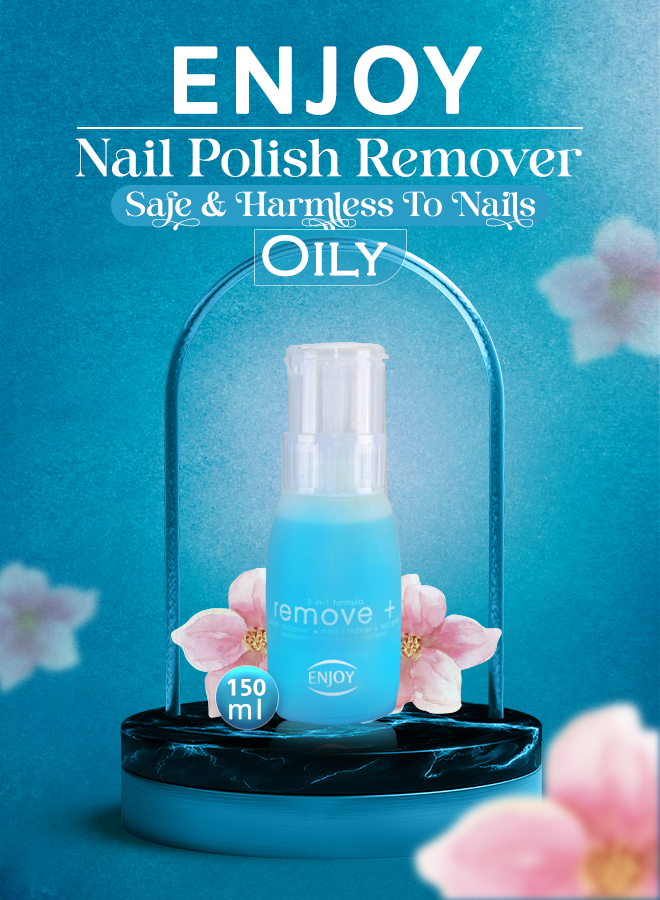 Enjoy Nail Polish Remover Blue 150 ML