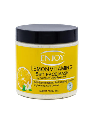 Enjoy Face & Body 5 In 1 Whitening Mask Lemon 500 ml