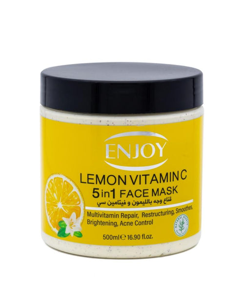 Enjoy Face & Body 5 In 1 Whitening Mask Lemon 500 ml