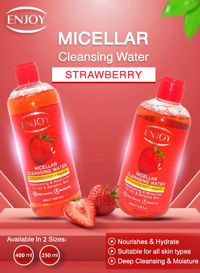 Enjoy facial micellar STRAWBERRY 250 ml