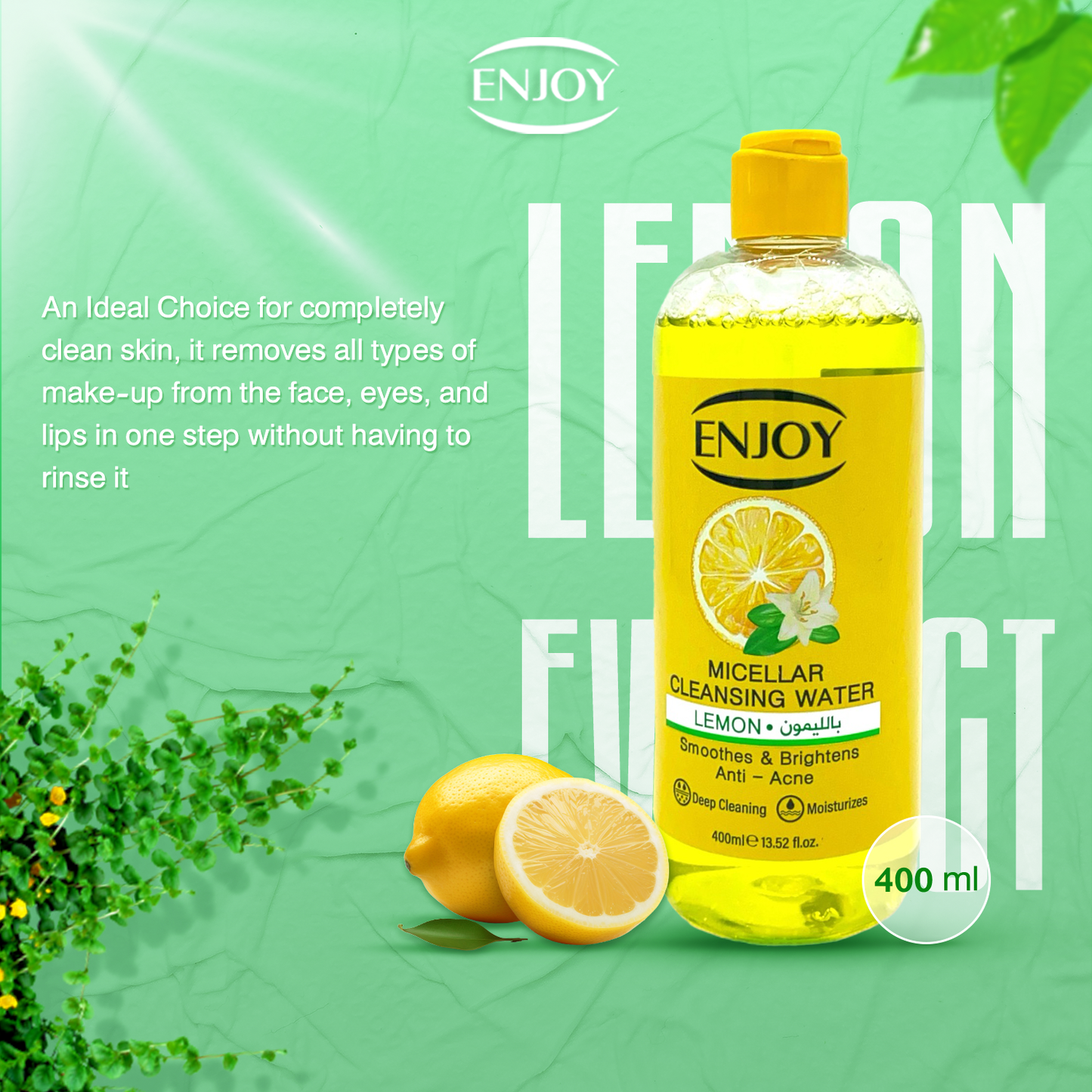 Enjoy facial micellar Lemon 400 ml