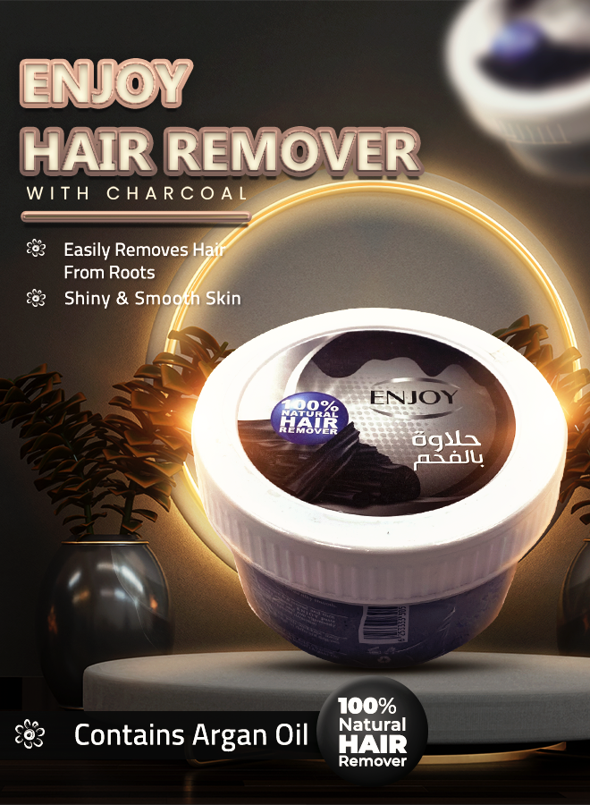 ENJOY Hair Remover with Charcoal 400 gm