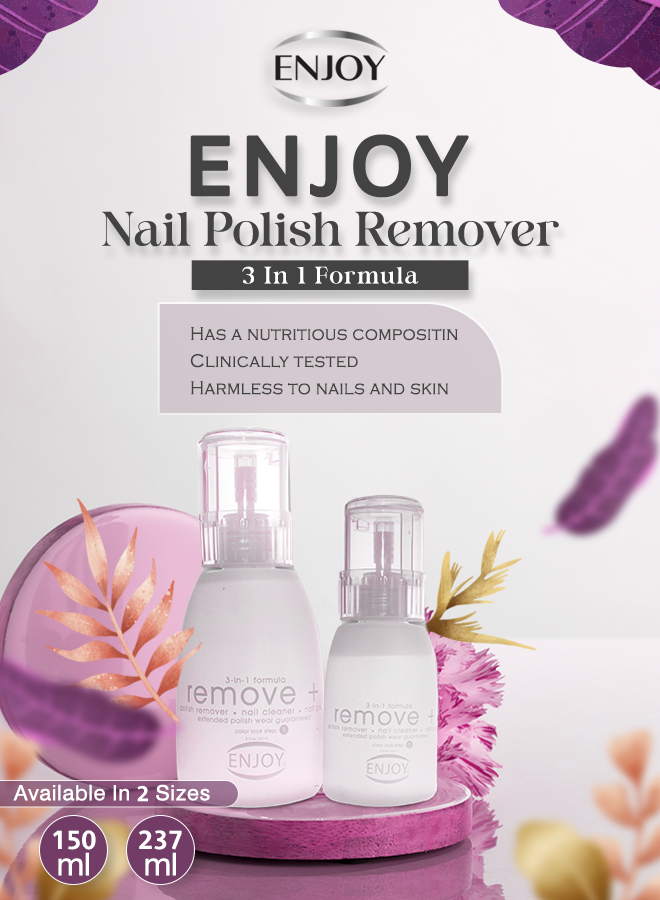 Enjoy Nail Polish Remover White 150 ML