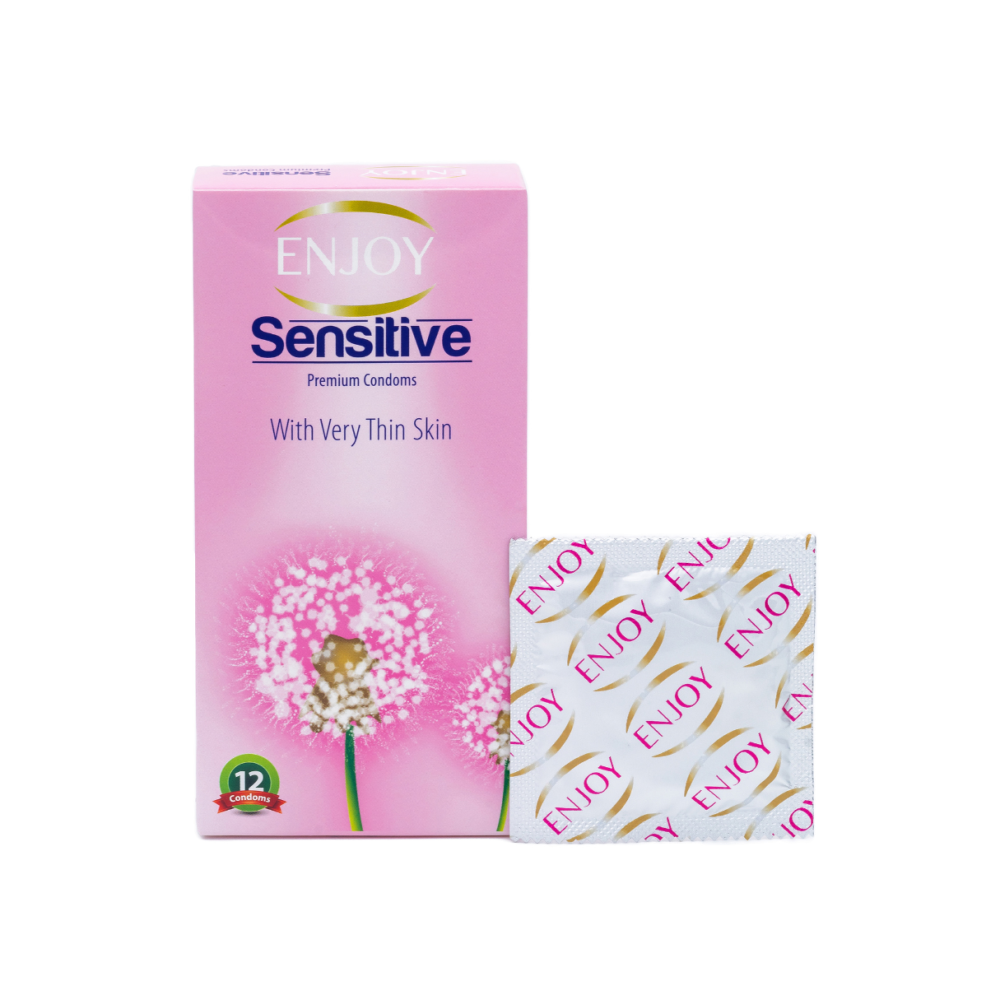 Enjoy Sensitive Premium Condoms 12 pcs