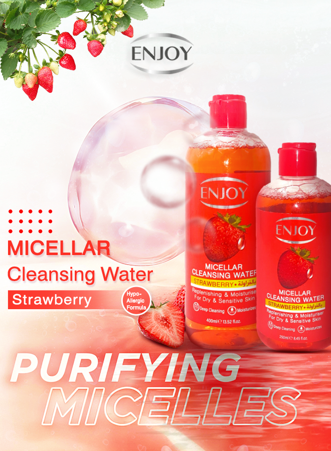 Enjoy facial micellar STRAWBERRY 400 ml