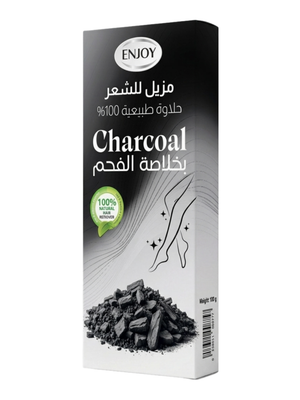 Enjoy Hair Removal Sugar Wax With Charcoal 100 g