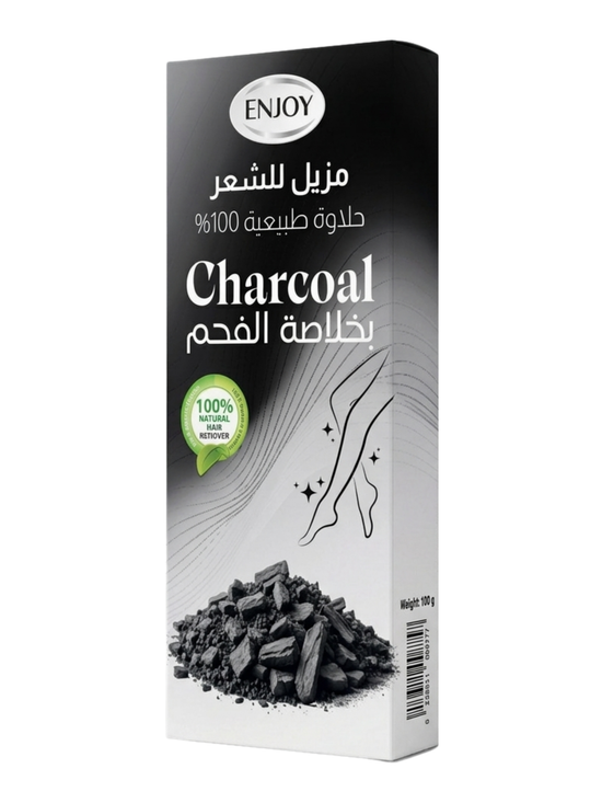Enjoy Hair Removal Sugar Wax With Charcoal 100 g
