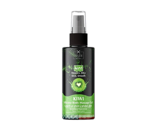 X-Night Delight 4x1 Silicone Body Massage Gel Kiwi 120 ml
