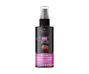 X-Night Delight 4x1 Silicone Body Massage Gel Plum 120 ml