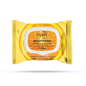 Enjoy Biodegradable Vitamin C Facial Wipes 25 pcs