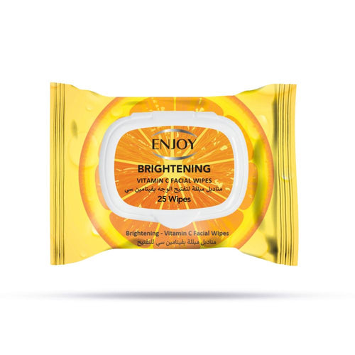Enjoy Biodegradable Vitamin C Facial Wipes 25 pcs