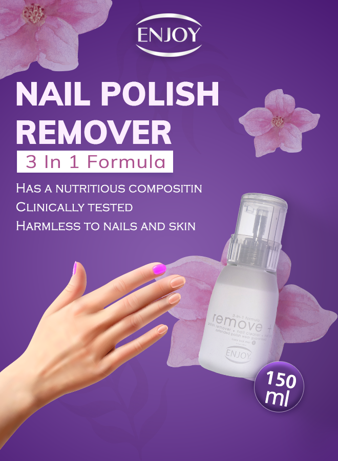 Enjoy Nail Polish Remover White 150 ML