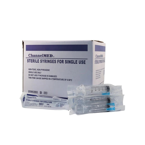 Channel Med 5 ML Disposable Syringe With Luer Lock And 23G × 1" Needle