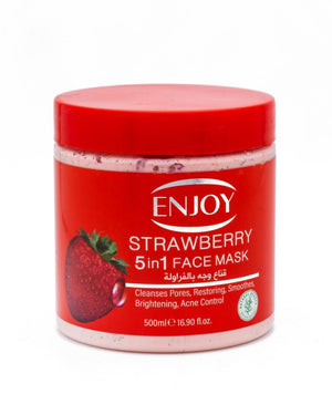 Enjoy Face & Body 5 In 1 Whitening Mask Strawberry 500 ml