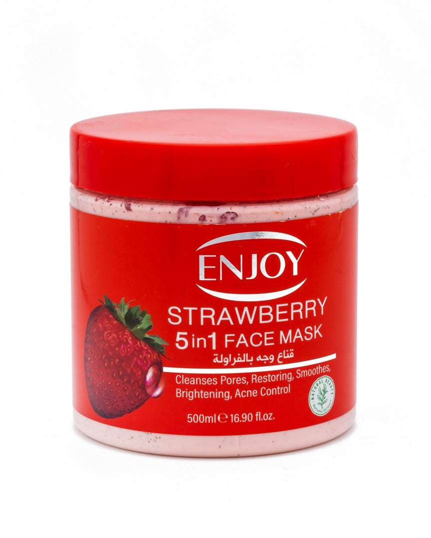 Enjoy face & Body 5 in 1 whitening mask STRAWBERRY