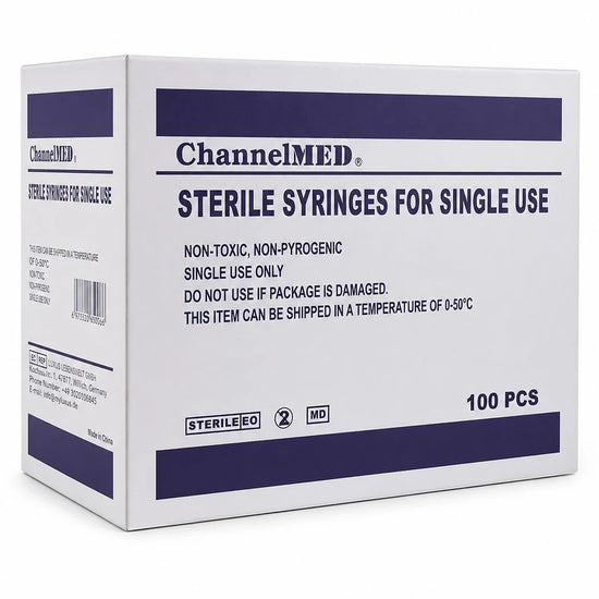 Channel Med 10 ML Disposable Syringe With Luer Lock And 21G × 1.5" Needle