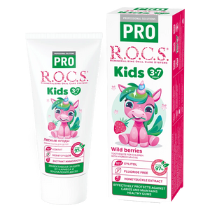 ROCS Pro Toothpaste For Kids 3-7 Years With Wild Berries 45 g