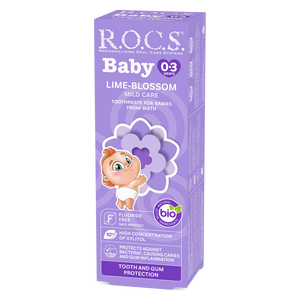 ROCS Toothpaste Baby 0-3 Years Lime-Blossom 45 g