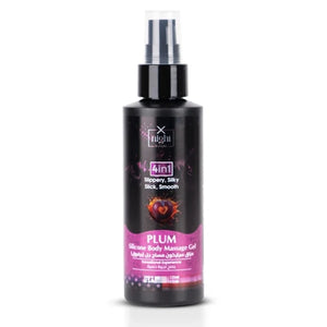 X-Night Delight 4x1 Silicone Body Massage Gel Plum 120 ml