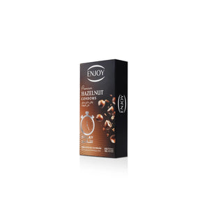 Enjoy Premium Condoms for Delay Hazelnut Flavour 12 pcs