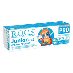 ROCS Pro Toothpaste For Juniors 6-12 Years With Creamy Pudding 74 g