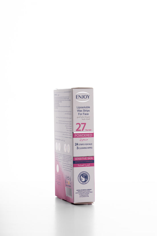 Enjoy Liposoluble Face Wax Strips for Sensitive Skin 27 pcs