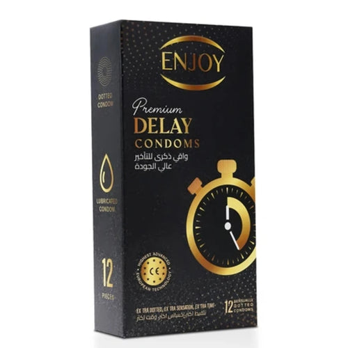 Enjoy Premium Condoms Delay Extra Time 12 pcs