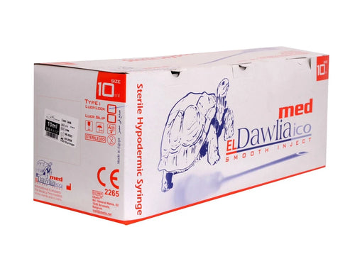 Aldawlia Sterile Hypodermic Syringes 10 ml 100 pcs