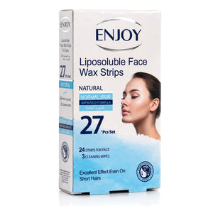 Enjoy Liposoluble Face Wax Strips for Normal Skin 27 pcs