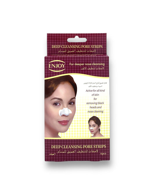 Enjoy Deep Nose Strips 6 Pcs - انجوي بلاستر منظف عميق للانف 6 قطعة