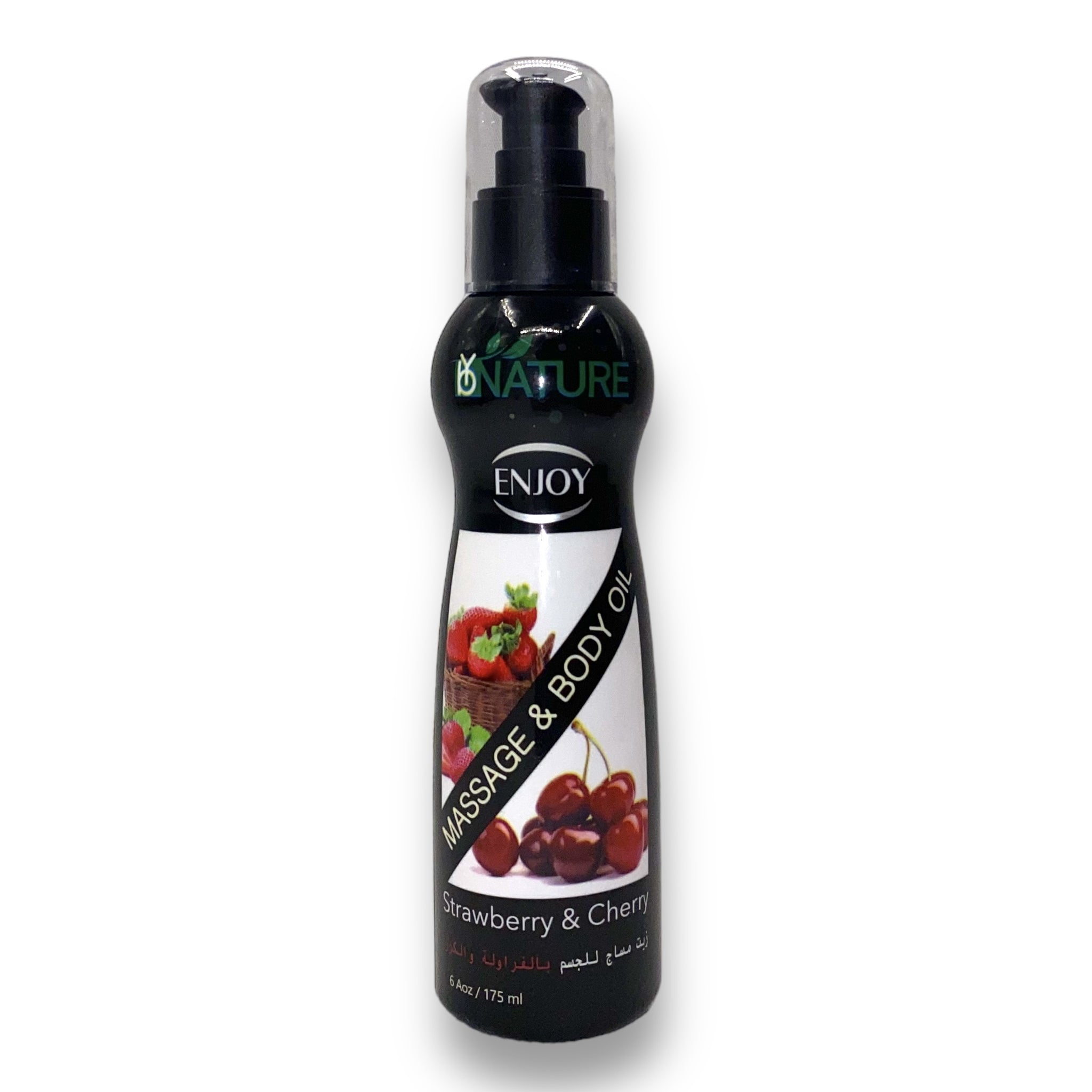 Enjoy Strawberry & Cherry Massage Oil 175 Ml