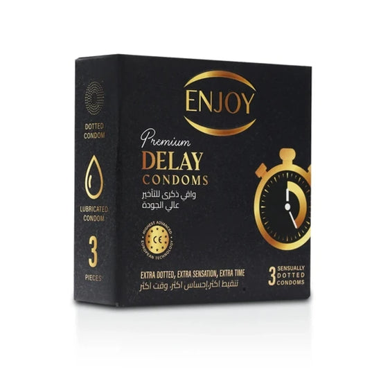 Enjoy Premium Condoms Delay Extra Time 3 pcs