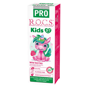 ROCS Pro Toothpaste For Kids 3-7 Years With Wild Berries 45 g