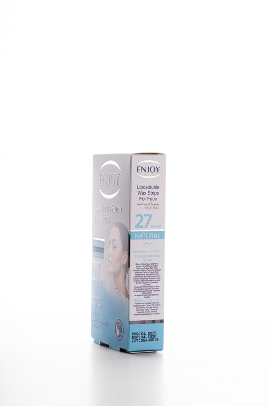 Enjoy Liposoluble Face Wax Strips for Normal Skin 27 pcs