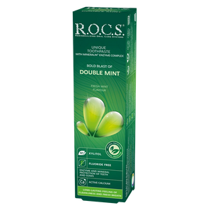 ROCS Toothpaste Bold Blast Of Double Mint 74 g