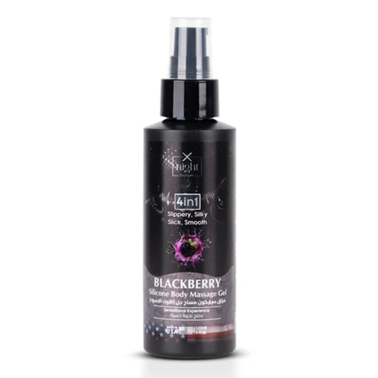 X-Night Delight 4x1 Silicone Body Massage Gel Blackberry 120 ml