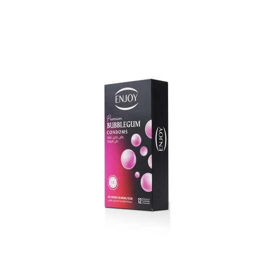 Enjoy Premium Condoms Bubblegum Flavour 12 pcs