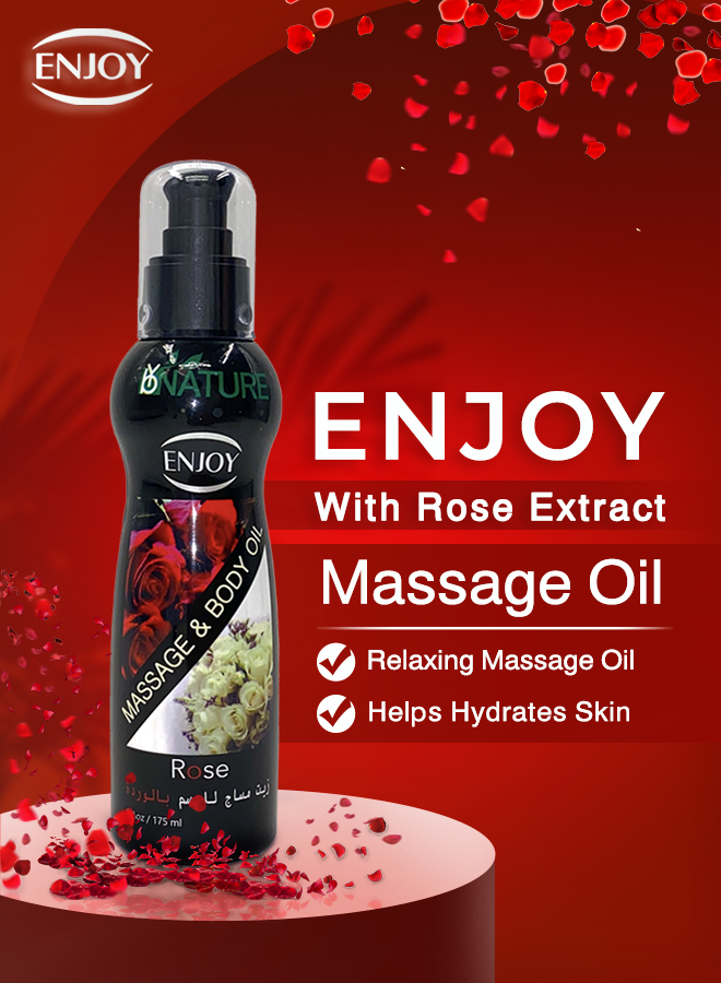 Enjoy Rose Massage Oil 175 Ml